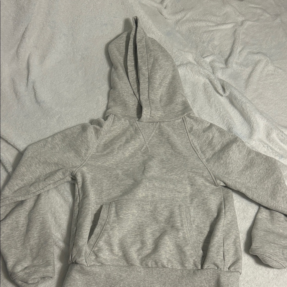 Athleta Gray Hoodie Sweatshirt